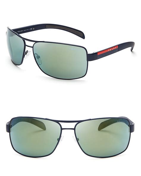 prada mirrored aviator sunglasses